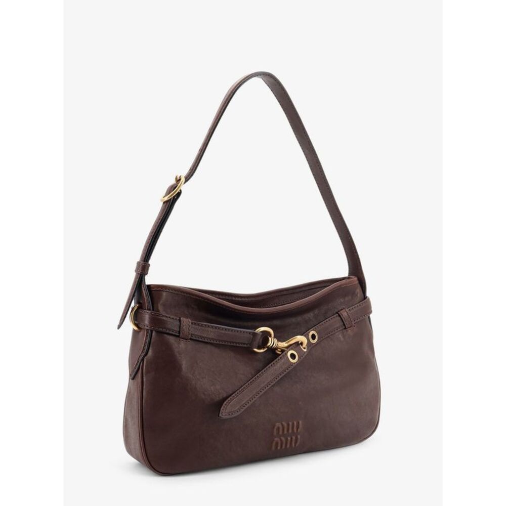 Miu Miu Women Aventure Leather Shoulder Bag - Picture 3 of 5